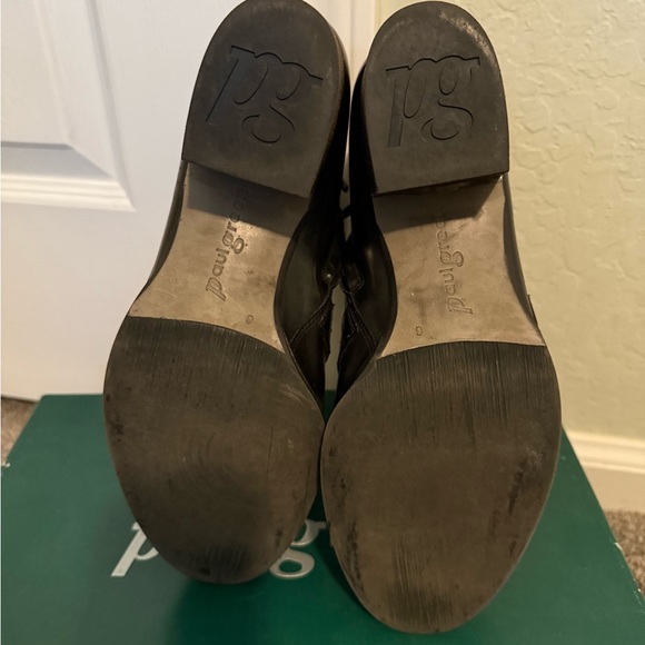 Paul Green Soho Black Studded Ankle Boots - Picture 5 of 6